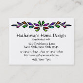 ステンドグラス筐体/SRFによる名刺 名刺 (裏面)