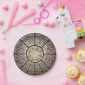 ステンドグラス紙プレート ペーパープレート (パーティー)