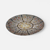 ステンドグラス紙プレート ペーパープレート (アングル)