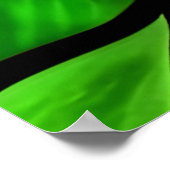 ステンドグラス素朴ルックカントリーひまわり ポスター (角)