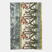 ステンドグラス縁ど花 キッチンタオル (縦)