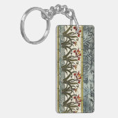 ステンドグラス縁ど花 キーホルダー (正面左)