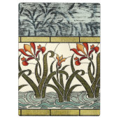 ステンドグラス縁ど花 クリップボード (裏面)