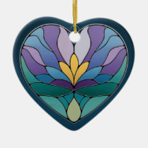 ステンドグラス美術、抽象芸術花用ステンドグラス