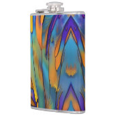 ステンドグラス羽根AI抽象芸術アート フラスク (左)