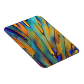 ステンドグラス羽根AI抽象芸術アート マグネット (右側)