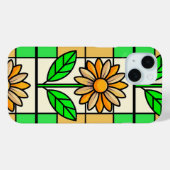 ステンドグラス花 Case-Mate iPhoneケース (裏面 (横))