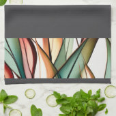 ステンドグラス草 キッチンタオル (折り畳み)