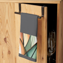 ステンドグラス草 キッチンタオル