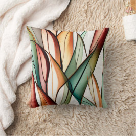 ステンドグラス草 クッション