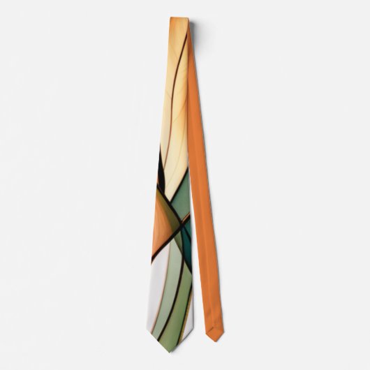 ステンドグラス草 ネクタイ (正面)