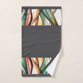 ステンドグラス草 バスタオルセット (ハンドタオル)