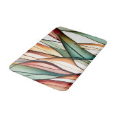 ステンドグラス草 バスマット (アングル)