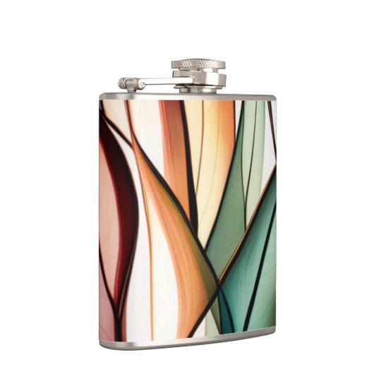 ステンドグラス草 フラスク (右)