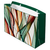 ステンドグラス草 ラージペーパーバッグ (裏面アングル)