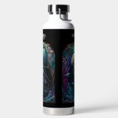 ステンドグラス華美クラゲ ウォーターボトル (左面)