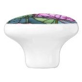 ステンドグラス蓮セラミックプル セラミックノブ (側面)