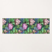 ステンドグラス蓮ヨガマット ヨガマット (正面(横))