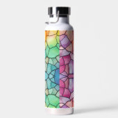 ステンドグラス虹のアルコールとインクを見る ウォーターボトル (右面)