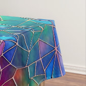 ステンドグラス虹のパターン テーブルクロス (インサイチュ)
