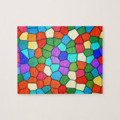 ステンドグラス虹 ジグソーパズル (横)