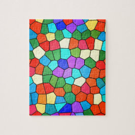 ステンドグラス虹 ジグソーパズル