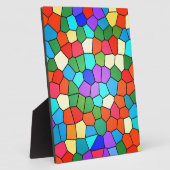 ステンドグラス虹 フォトプラーク (側面)