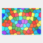 ステンドグラス虹 ラッピングペーパーシート (正面2)