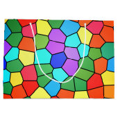 ステンドグラス虹 ラージペーパーバッグ (裏面)