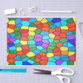 ステンドグラス虹 薄葉紙 (クラフト)