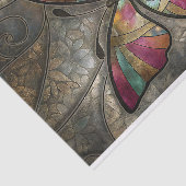 ステンドグラス蝶のデコパージュ 薄葉紙 (詳細)