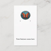 ステンドグラス蝶イヤリングカードホルダー 名刺 (正面)