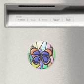 ステンドグラス蝶 マグネット (インサイチュ (食洗機))