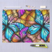 ステンドグラス蝶 薄葉紙 (クラフト)