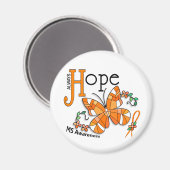 ステンドグラス蝶MS マグネット (正面/裏面)