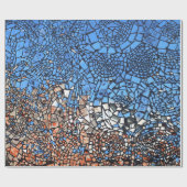 ステンドグラス見たモザイク抽象芸術 ラッピングペーパー (フラット)