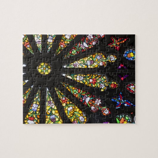 ステンドグラス詳細2 ジグソーパズル (横)