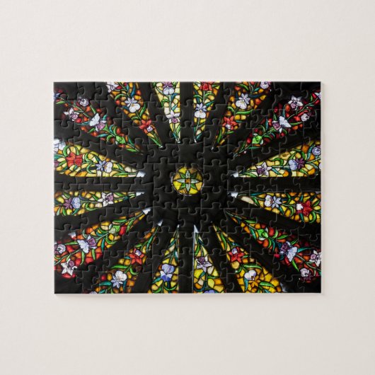 ステンドグラス詳細 ジグソーパズル (横)