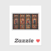 ステンドグラス詳細、トルーズ大聖堂 シール (シート)