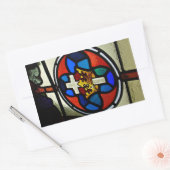 ステンドグラス詳細 長方形シール (封筒)