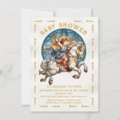 ステンドグラス赤ちゃんシャワータロットカード 招待状 (裏面)