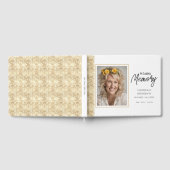 ステンドグラス追悼の記念写真 ゲストブック (全面)