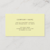 ステンドグラス金ゴールド 名刺 (裏面)