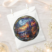 ステンドグラス釜 フェイバーバッグ (クリップ留めされた状態)