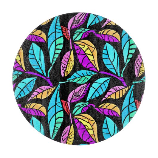 ステンドグラス離れデザイン カッティングボード (正面)