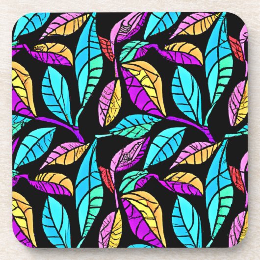 ステンドグラス離れデザイン コースター (正面)