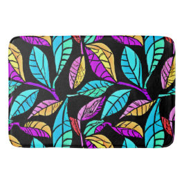 ステンドグラス離れデザイン バスマット