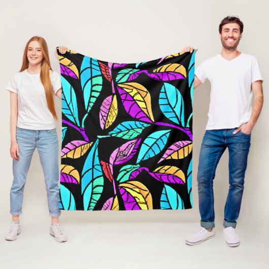 ステンドグラス離れデザイン フリースブランケット (インサイチュ)