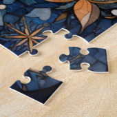 ステンドグラス雪だるまパズル ジグソーパズル (側面)