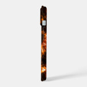 ステンドグラス霧金ゴールド iPhone 15ケース (左側面)